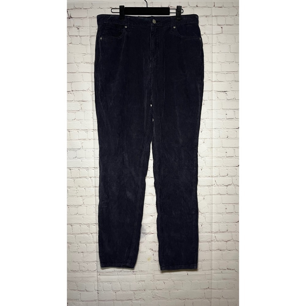 BDG Urban Outfitters Mom High Rise Corduroy Pants Navy Blue Size‎ 31